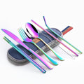 Conjunto de Talheres de luxo para Camping- CORES DO VENTO