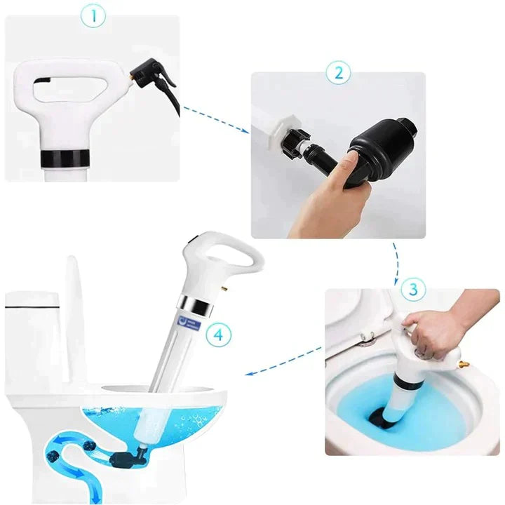 DrenaBlaster de Alta Pressão - Desentupidor Elétrico- CORES DO VENTO