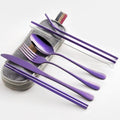 Conjunto de Talheres de luxo para Camping- CORES DO VENTO
