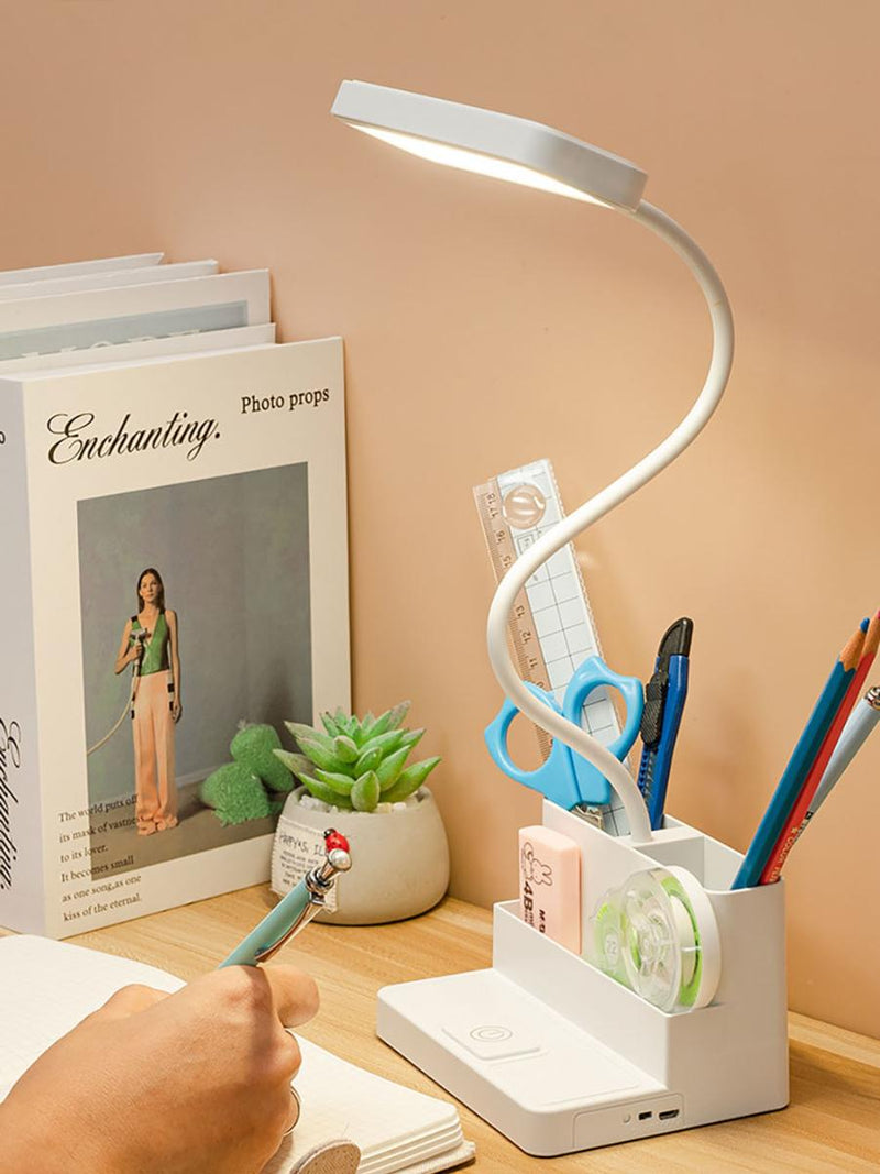 Luminária de Mesa Recarregável para Estudos em LED- CORES DO VENTO