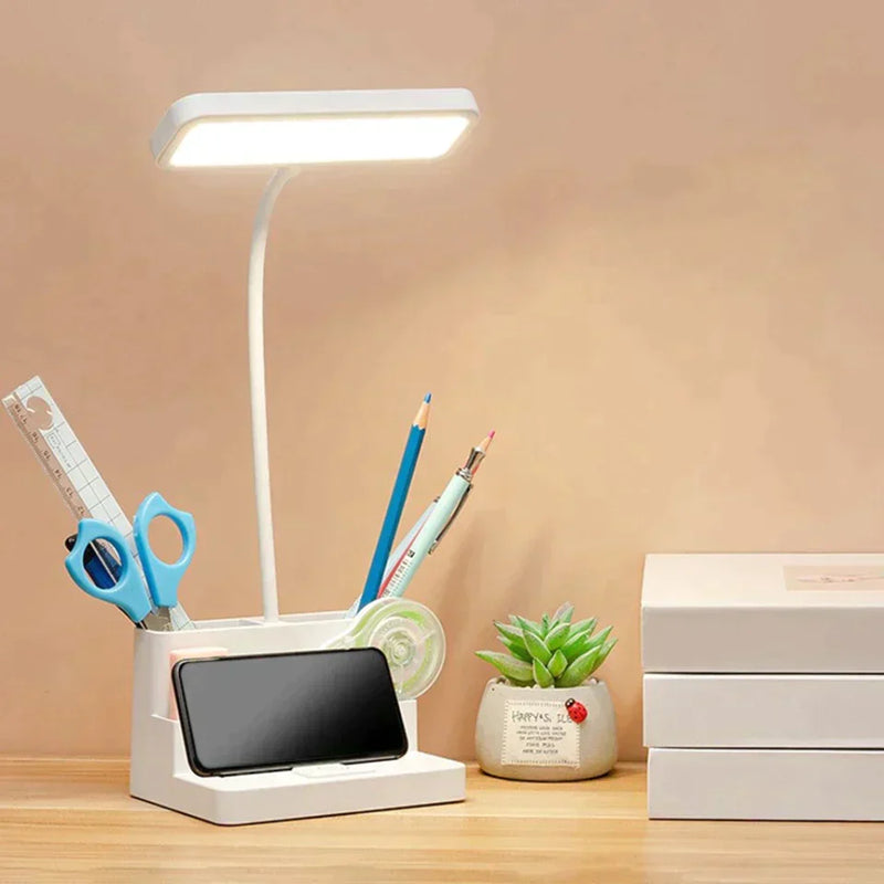 Luminária de Mesa Recarregável para Estudos em LED- CORES DO VENTO