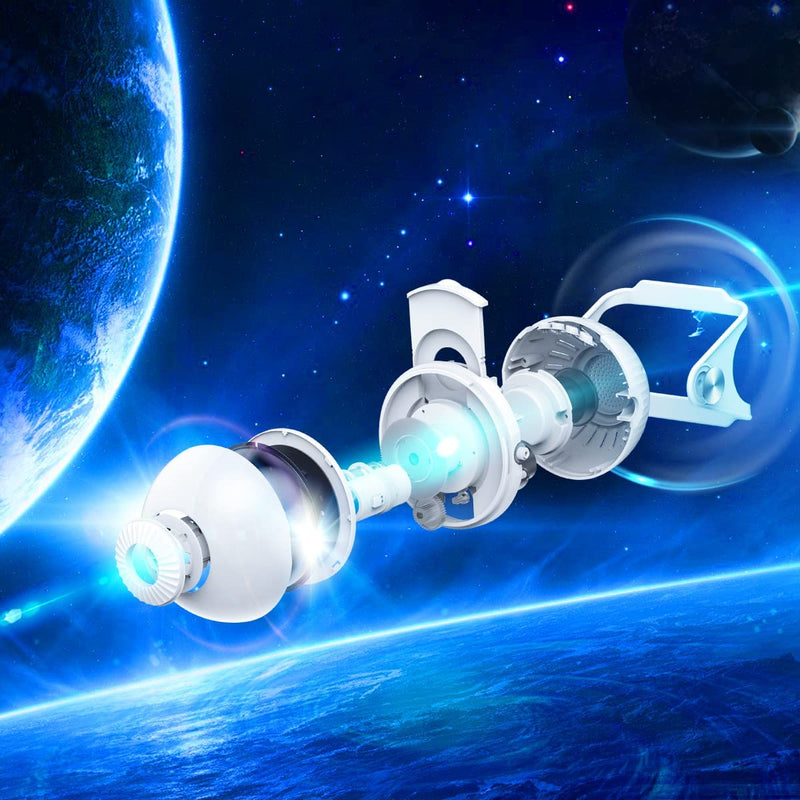 Luminária de Estrelinhas e de Galáxias - 7 Modos em LED 360°- CORES DO VENTO