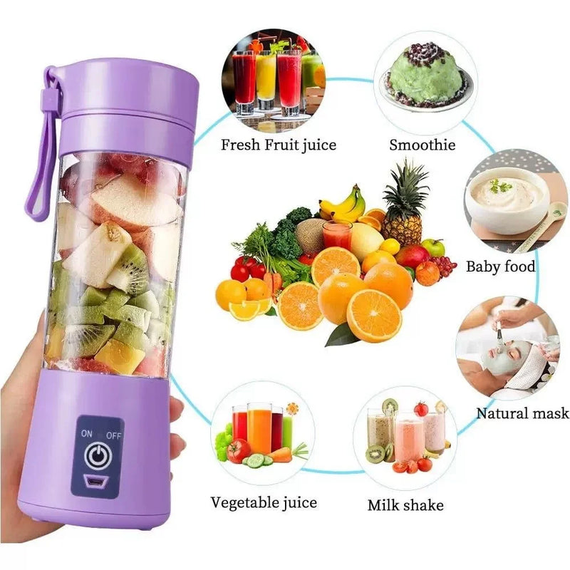 MixMaster Go! – Liquidificador Portátil de Alta Performance - CORES DO VENTO