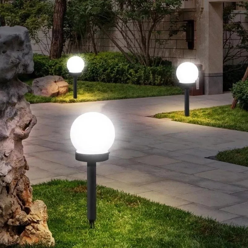 Luz de Jardim Solar em LED Redonda- CORES DO VENTO