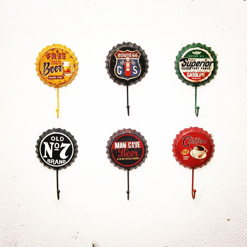 Gancho de Parede Retro Cerveja Decorativo- CORES DO VENTO