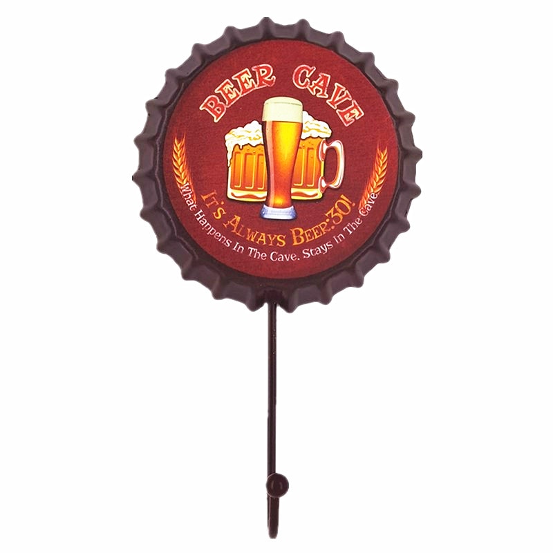 Gancho de Parede Retro Cerveja Decorativo- CORES DO VENTO