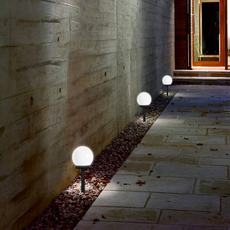 Luz de Jardim Solar em LED Redonda- CORES DO VENTO