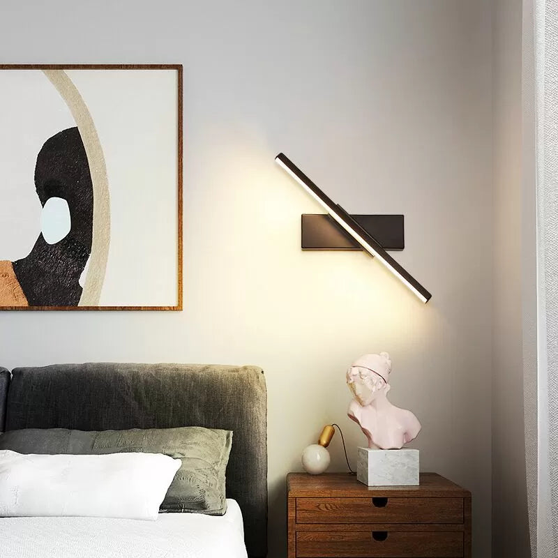 Luminária de Parede para Quarto Moderna Rotativa- CORES DO VENTO