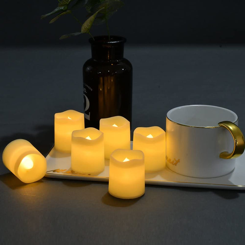 Vela de LED Decorativa 24 Peças - CORES DO VENTO
