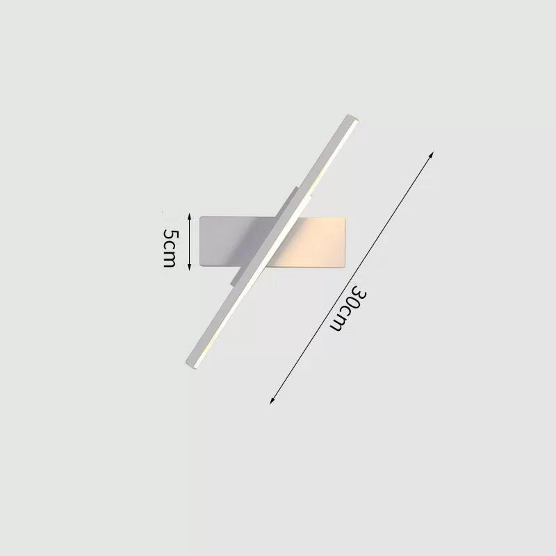 Luminária de Parede para Quarto Moderna Rotativa- CORES DO VENTO