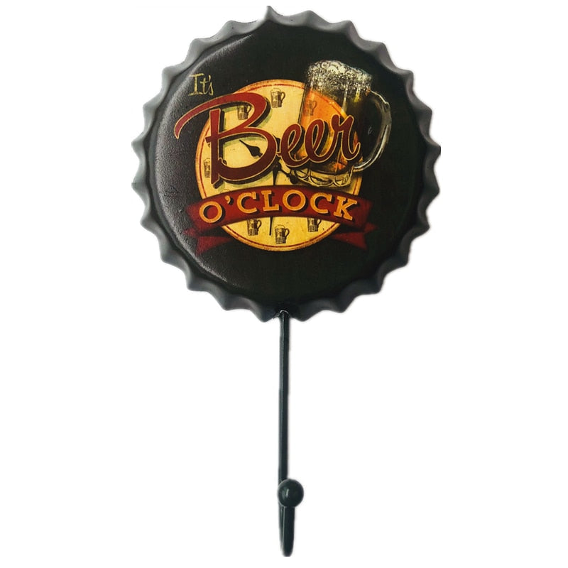 Gancho de Parede Retro Cerveja Decorativo- CORES DO VENTO
