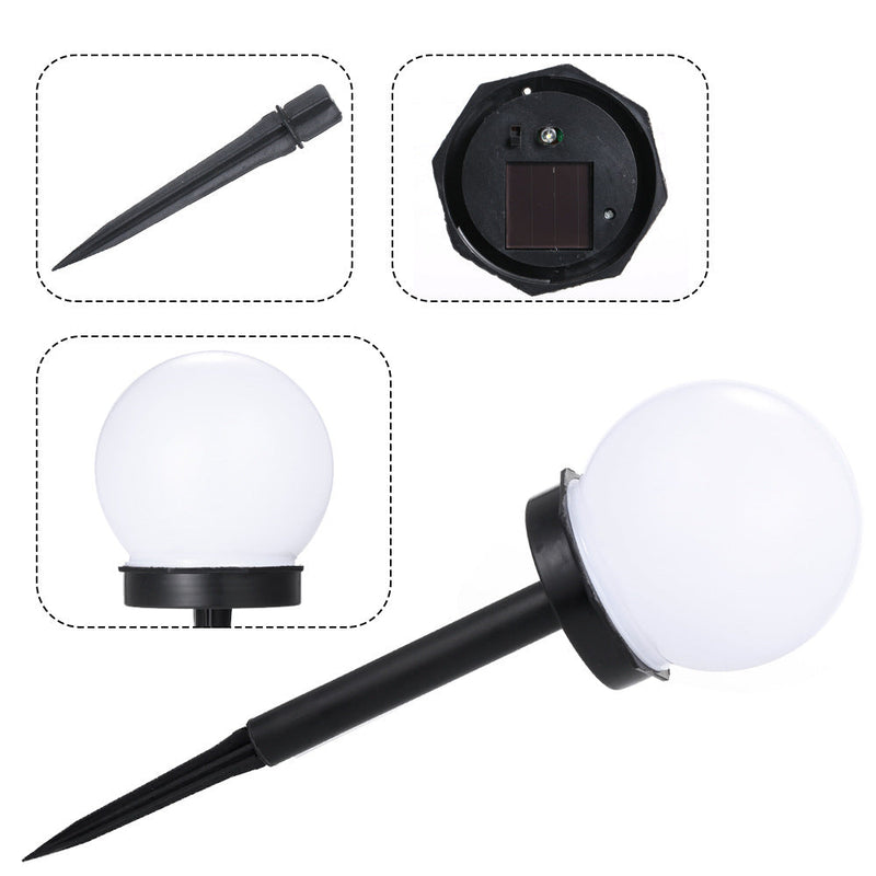 Luz de Jardim Solar em LED Redonda- CORES DO VENTO