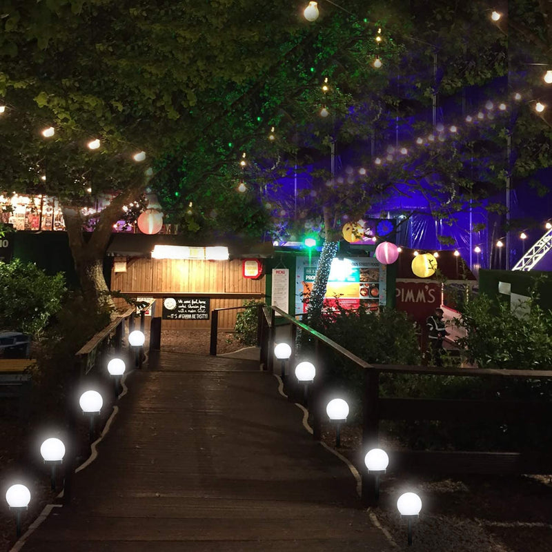 Luz de Jardim Solar em LED Redonda- CORES DO VENTO