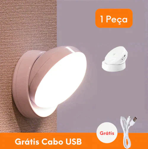 Luminária de Parede Externa com Sensor de Presença- CORES DO VENTO