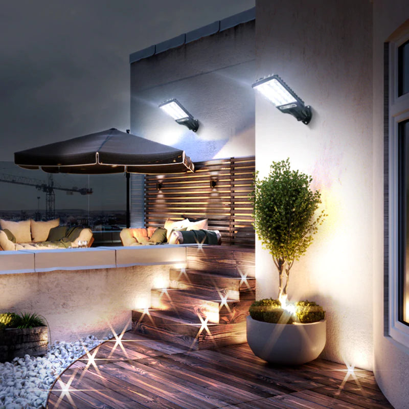 Refletor LED Solar com Sensor de Movimento Brasileiro / IlumiMax- CORES DO VENTO