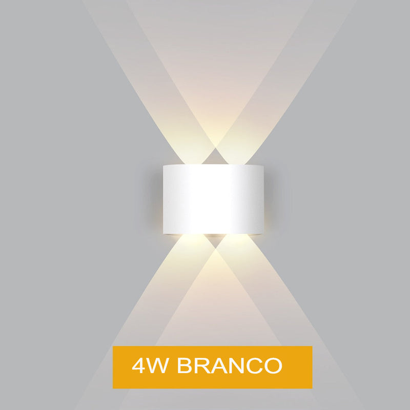 Arandela de Parede Externa em LED Á prova d'água- CORES DO VENTO