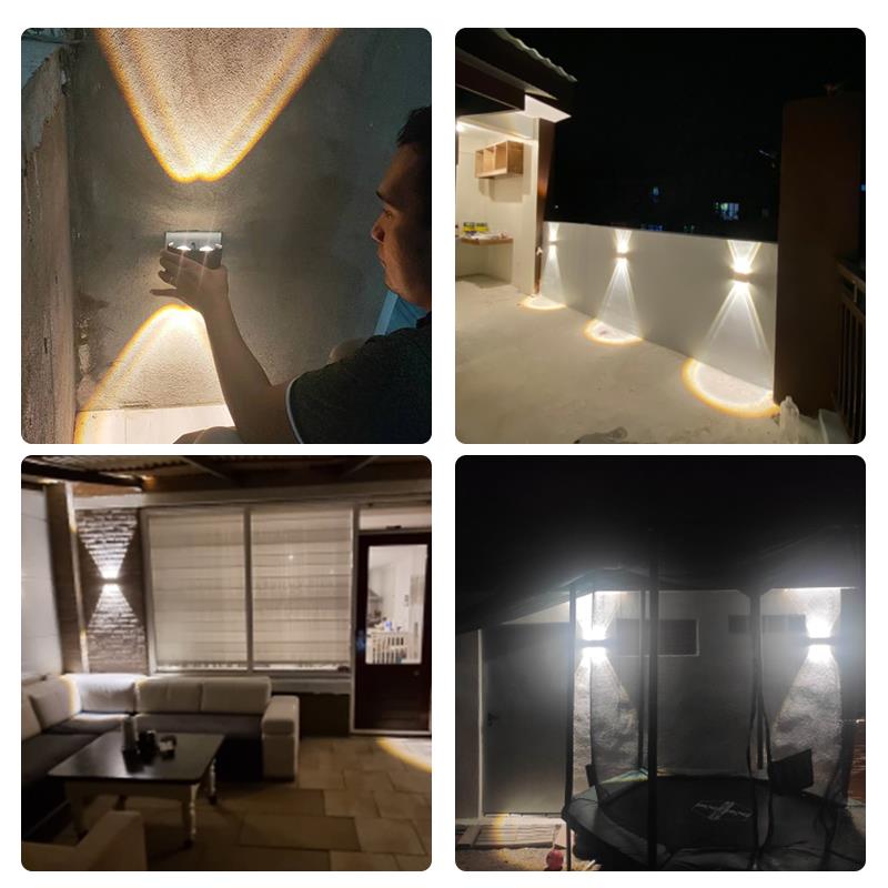 Arandela de Parede Externa em LED Á prova d'água- CORES DO VENTO