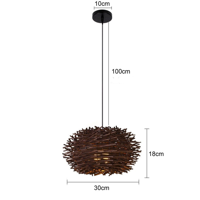 Luminária de Bambu Artesanal Para Casa- CORES DO VENTO