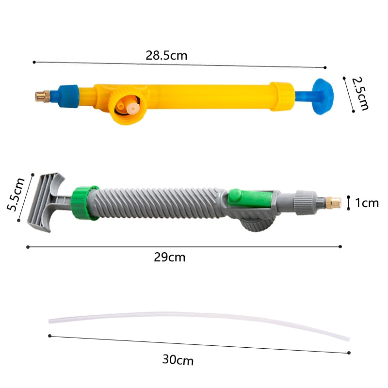 Pulverizador Manual de Alta Pressão com Bomba de Ar – Ajustável e Potente | Cores do Vento