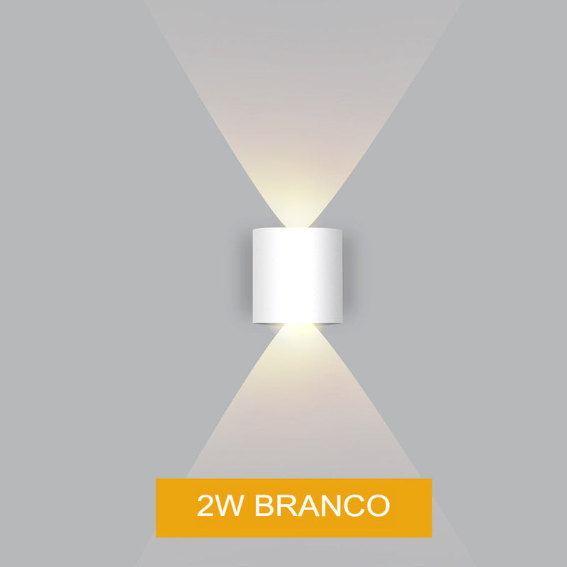 Arandela de Parede Externa em LED Á prova d'água- CORES DO VENTO