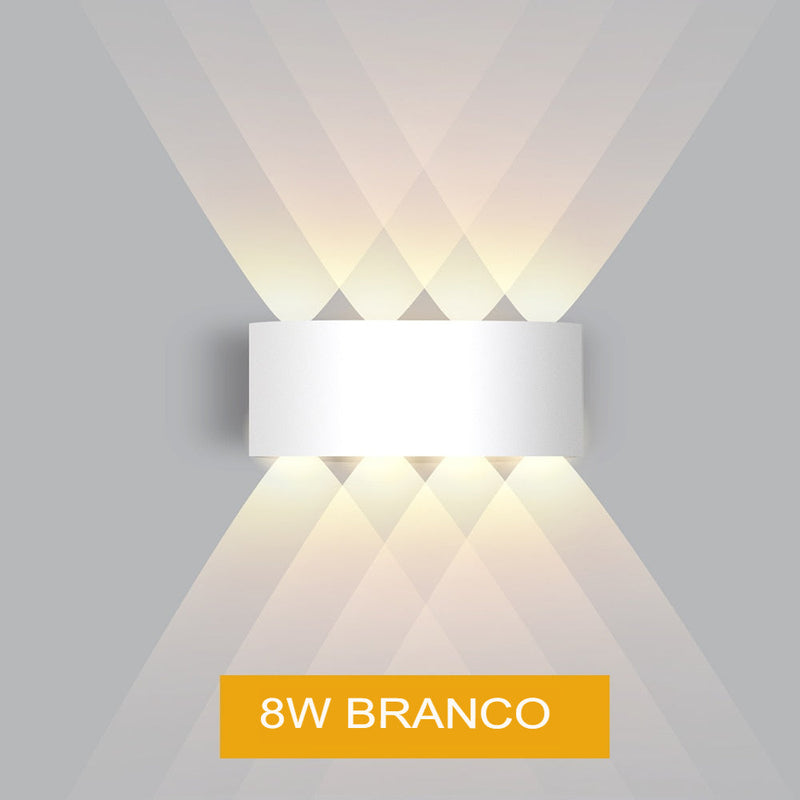Arandela de Parede Externa em LED Á prova d'água- CORES DO VENTO