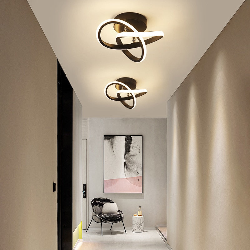 Lustre Para Sala Moderno em LED- CORES DO VENTO