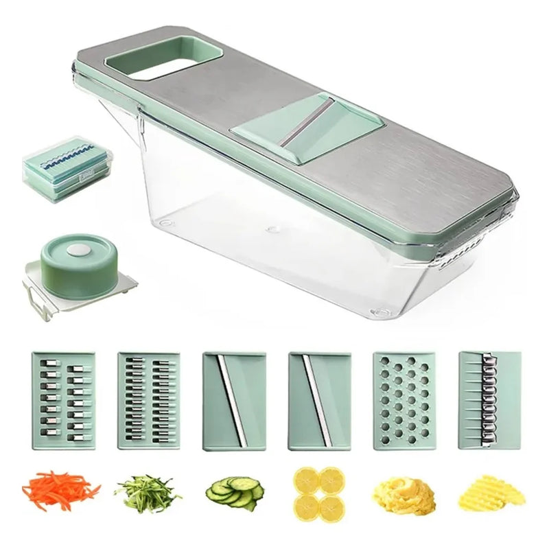 Cortador Prático e Rápido de Frutas e Vegetais - CORES DO VENTO
