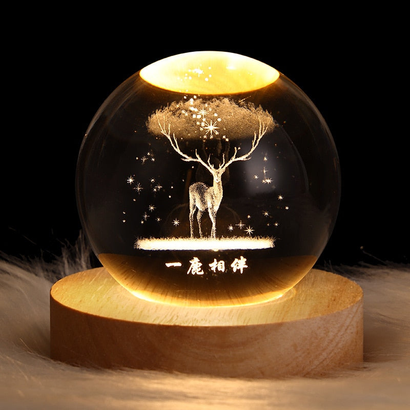 Luminária Espacial 3D - Home Sweet Home™- CORES DO VENTO