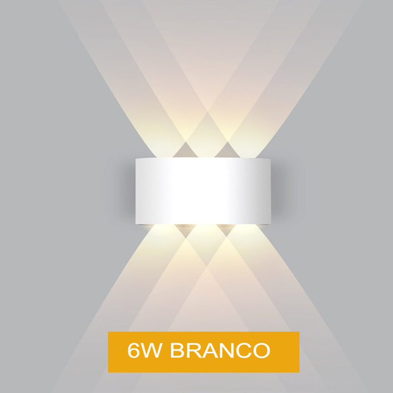 Arandela de Parede Externa em LED Á prova d'água- CORES DO VENTO