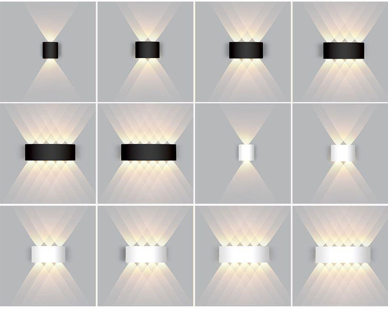 Arandela de Parede Externa em LED Á prova d'água- CORES DO VENTO
