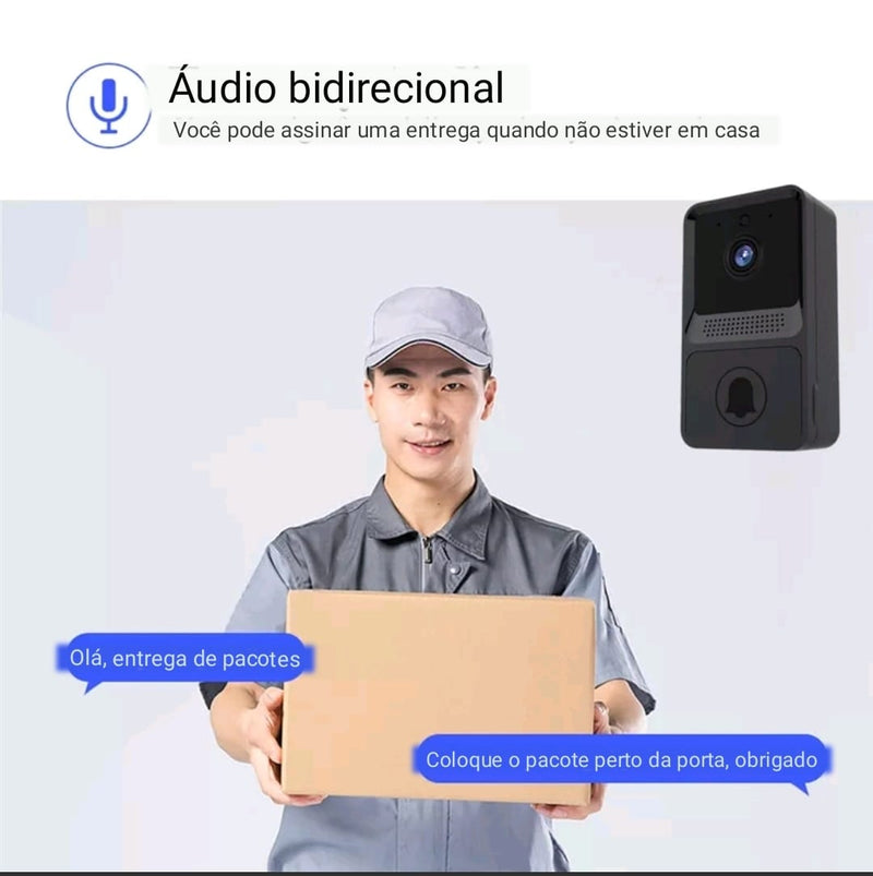Campainha Wifi com Vídeo- CORES DO VENTO