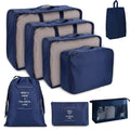 KIT 8 Bolsas Organizadoras á Prova D'água Para Viagem - CORES DO VENTO