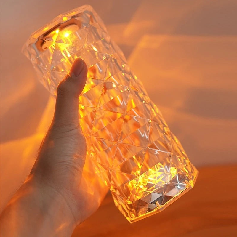 Luminária de Cristal em LED 16 Cores Projetor - CORES DO VENTO