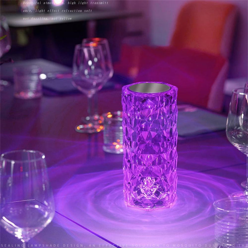 Luminária de Cristal em LED 16 Cores Projetor - CORES DO VENTO